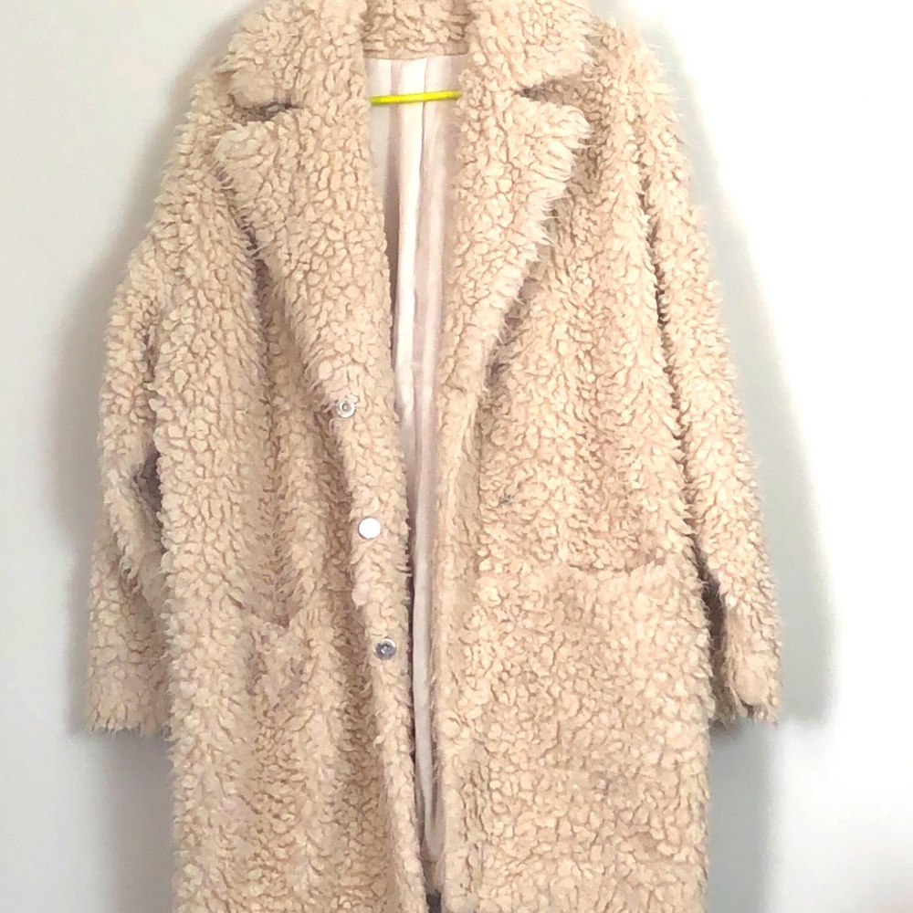 & Other Stories Faux Shearling Coat